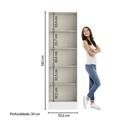 Sapateira Multiuso 2 Portas THB Space New 5990 Branco