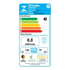 Smart TV 55'' 4K Mini LED Samsung UN55M75HAGXZD Preto Bivolt