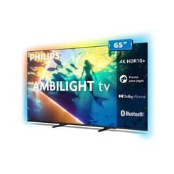 Smart TV 65'' 4K UHD Philips 65PUG8100/78 Preta Bivolt