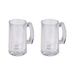 Conjunto 2 Canecas Vidro 430ml para Cerveja Chopp Mor Classic 50000383 Transparente