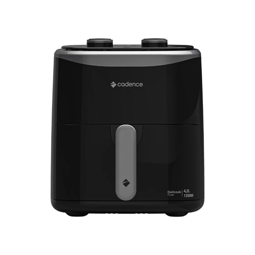Fritadeira Elétrica Sem Óleo AirFryer 4,2L 1.350W Cadence FRT420 Preto