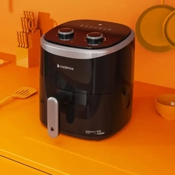 Fritadeira Elétrica Sem Óleo AirFryer 4,2L 1.350W Cadence FRT420 Preto
