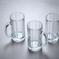Conjunto 2 Canecas Vidro 500ml Para Cerveja Chopp Ruvolo 290356 Transparente