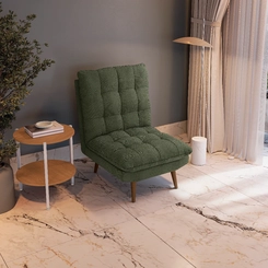 Poltrona Estofada Fixa Kappesberg Ibiza A083 Mescla Verde SE