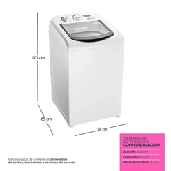 Máquina de Lavar 10kg 16 Programas Consul CWB10BB Branca