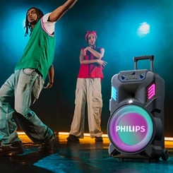 Caixa de Som Amplificada 650W Philips TAX200T/78 Preto