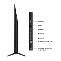 Smart TV 85'' QLED 4K UHD TCL 85P7L Preto Bivolt