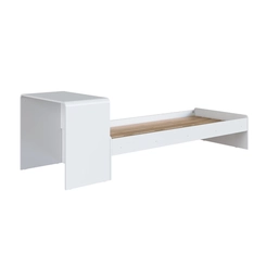 Cama Infantil Montessoriana com Escrivaninha Completa Móveis CV010 Branco SE