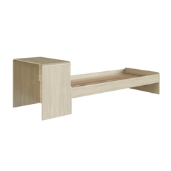 Cama Infantil Montessoriana com Escrivaninha Completa Móveis CV010 Carvalho Araguaia SE