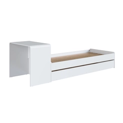 Cama Infantil com Escrivaninha e Cama Auxiliar Completa Móveis CV030 Branco SE