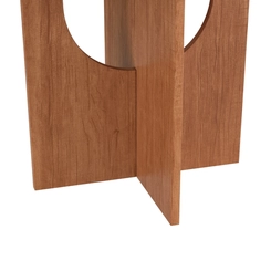 Mesa de Jantar para 4 Lugares Zamarchi 194 Canela/Off White
