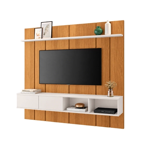 Home para TV até 70'' HB Móveis Master 4330 Cinamomo/Off White
