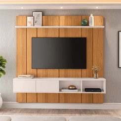 Home para TV até 70'' HB Móveis Master 4330 Cinamomo/Off White