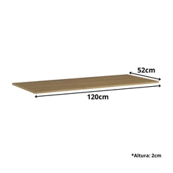 Tampo para Balcão 120cm THB Magnólia CM195 Naturale SE