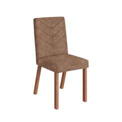 Cadeira Estofada Zamarchi 32 Dallas Creme