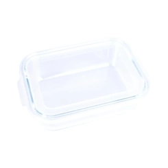 Pote Hermético Retangular com Tampa 640ml Mor 7802 Vidro