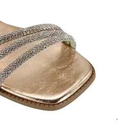 Rasteira Feminina Moleca 5594-31052 Dourada Ouro