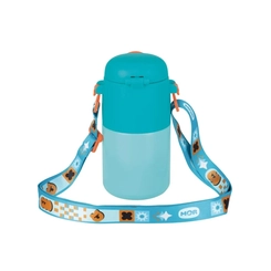 Garrafa Térmica Kids 500ml com Alça Mor 8785 Azul