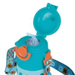 Garrafa Térmica Kids 500ml com Alça Mor 8785 Azul