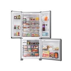 Geladeira 3 Portas 630L Frost Free Inverter Brastemp BRO88AK Inox Bivolt