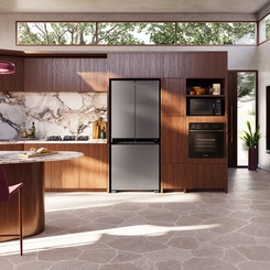 Geladeira 3 Portas 630L Frost Free Inverter Brastemp BRO88AK Inox Bivolt