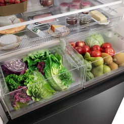 Geladeira 3 Portas 630L Frost Free Inverter Brastemp BRO88AK Inox Bivolt