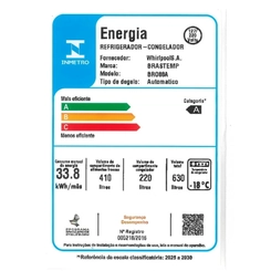 Geladeira 3 Portas 630L Frost Free Inverter Brastemp BRO88AK Inox Bivolt