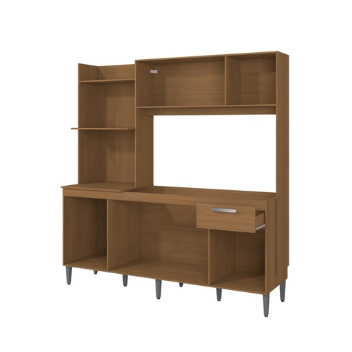 ahplタマボーヤ Cozinha Compacta 7 Portas 1 Gaveta Kappesberg T781 Canela