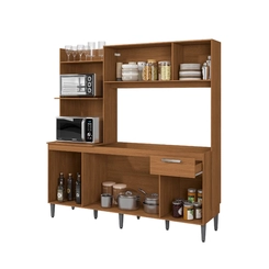 Cozinha Compacta 7 Portas 1 Gaveta Kappesberg T781 Canela