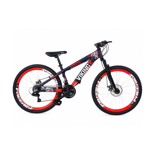 Bicicleta Aro 26 com 21 Marchas Varing Vikingx Tuff 25 Roxo/Laranja