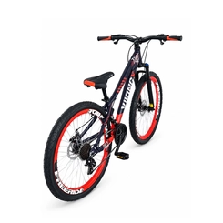 Bicicleta Aro 26 com 21 Marchas Varing Vikingx Tuff 25 Roxo/Laranja