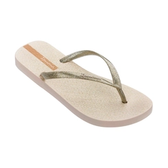 Chinelo Feminino Glitter Ipanema 25229 Bege