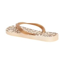 Chinelo Feminino Ipanema  Happy 25279 Estampa Animal Print Bege