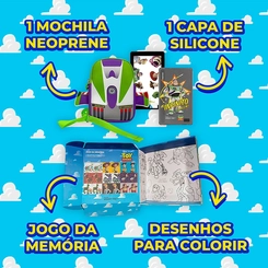 Tablet Infantil Tela 7" 64GB 3GB RAM Toy Story Positivo Vision Tab 7 T307TS Colorido
