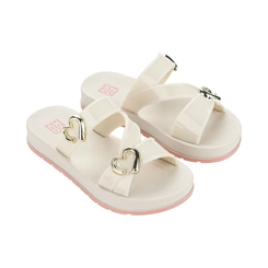 Rasteirinha Infantil Menina Zaxy Grendene 19418Cc675 Off White