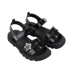 Sandália Infantil Menina Detalhe Estrela Grendene 19442CC667 Preto