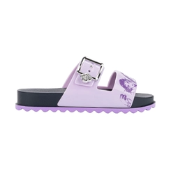 Papete Rasteira Infantil Menina Grendene 23505Cc737 Preto/Lilás