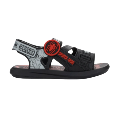 Sandália Infantil Menino Herói Grendene 23449CB659 Preto/Vermelho
