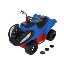 Sandália Infantil Menino com Brinquedo Grendene 23335BW794 Preto/Vermelho