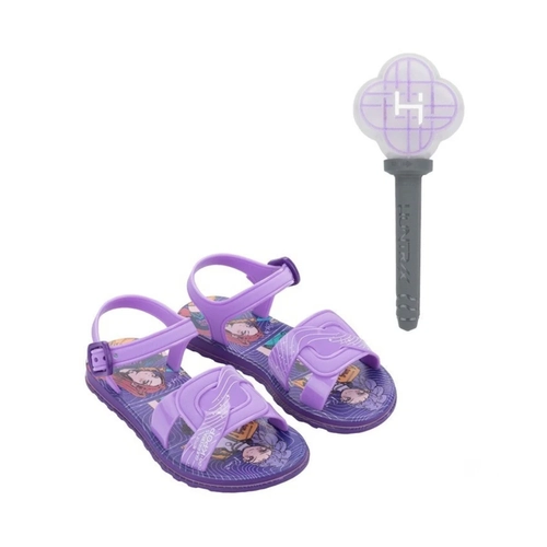 Sandália Infantil Menina com Brinquedo Grendene 23342CD825 Roxo/Lilás