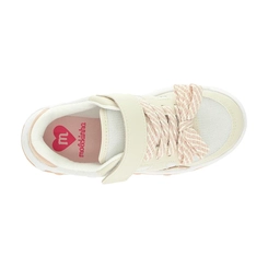 Tênis Infantil Menina Molekinha 25007-203 Branco/Bege