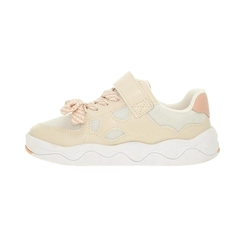 Tênis Infantil Menina Molekinha 25007-203 Branco/Bege