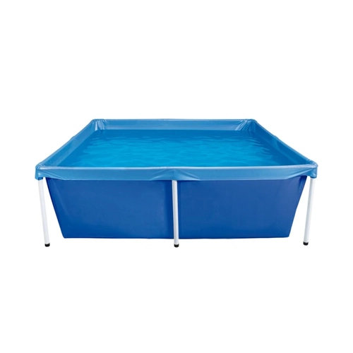 Piscina Quadrada 2.000 Litros com Estrutura Mor Standard 1004 Azul