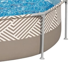 Piscina Circular 3.600 Litros com Estrutura Mor 1044 Bege