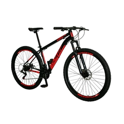 Bicicleta Aro 29 com 21 Marchas Southbike Legend Shimano Preto/Vermelho