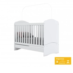 Berço 3 em 1 Henn Bala de Menta I02-10 Branco