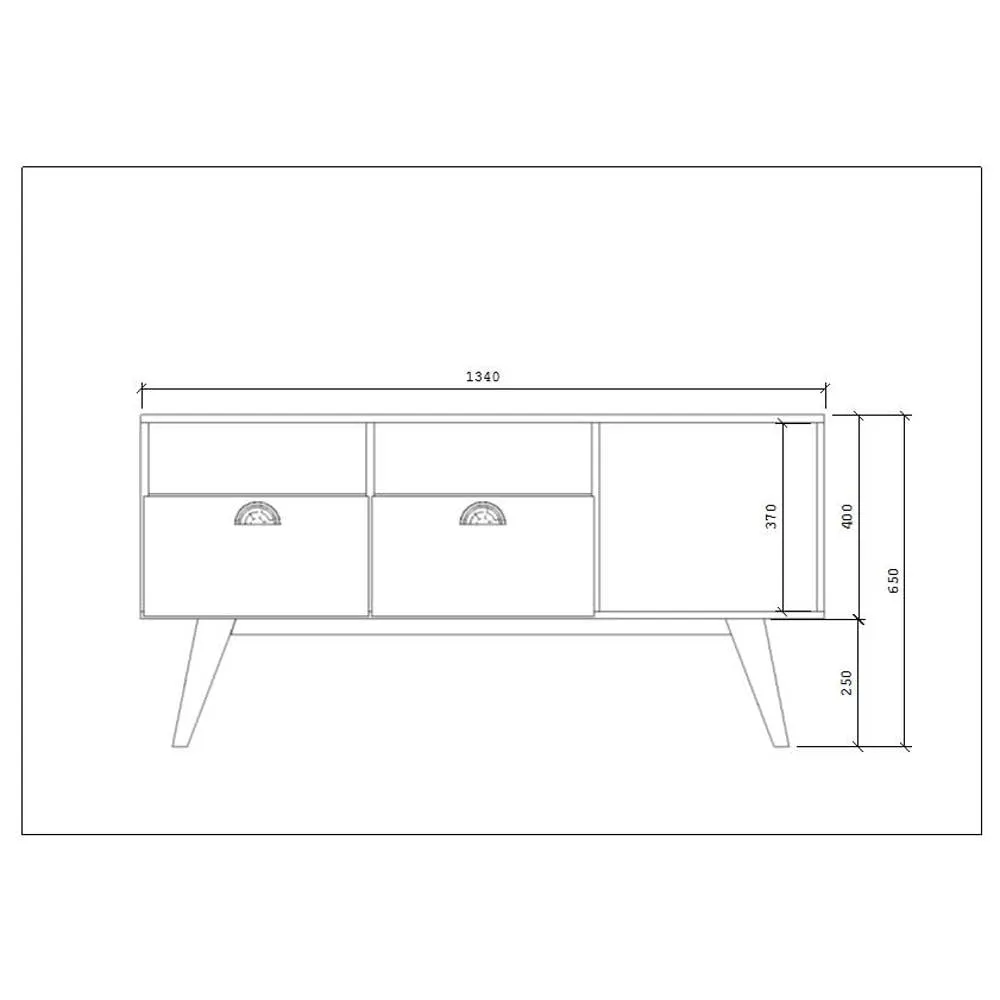 Aparador Estilare BR116 Branco SE