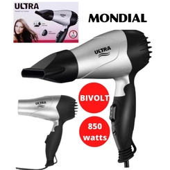Secador 1.200W Mondial Max Travel Ultra SC-15 Preto e Cinza Bivolt