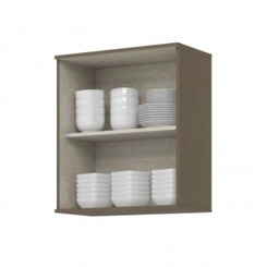 Aéreo 60cm 1 Porta Henn Connect C53-35 Duna/Cristal SE
