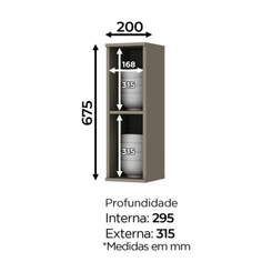 Aéreo Nicho 20cm Henn Connect C50-23 Duna SE